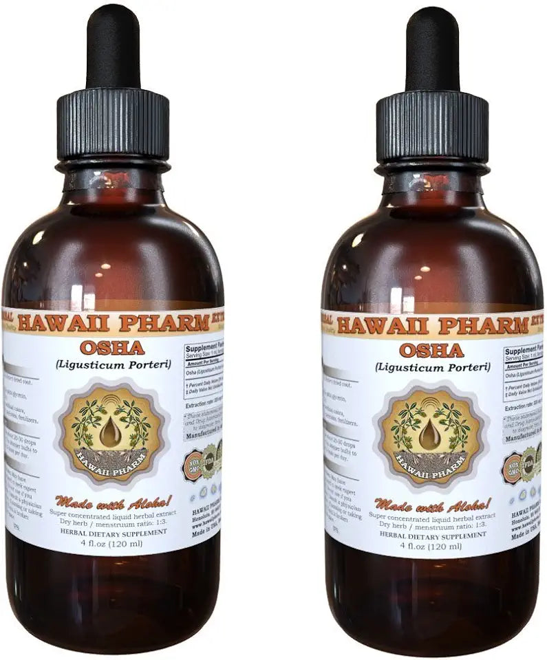 OSHA Liquid Extract Tincture Herbal Supplement 2x4 fl.oz F6588