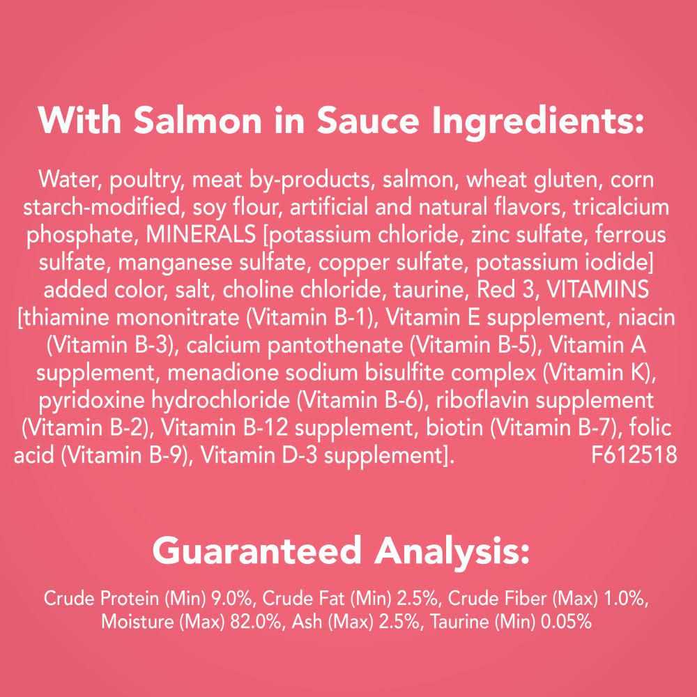 Wet Cat Food Salmon in Sauce L79896