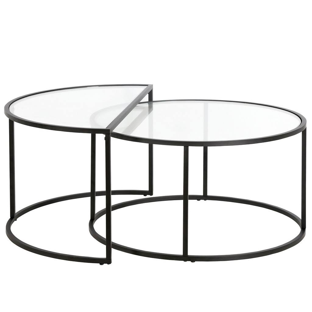 Blackened Bronze Nested Coffee Table Set I97974
