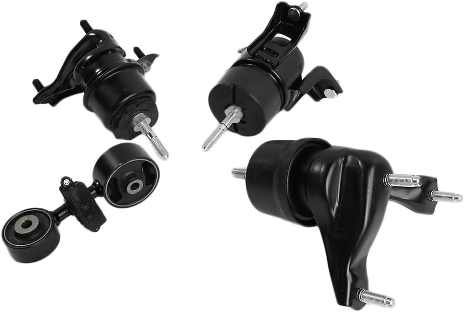 4 PCS Engine Motor Trans Mount Kit Compatible with 02-06 Camry 2.4L T680963