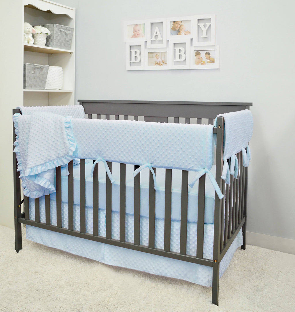 6 Piece Blue Crib Bedding Set A878200