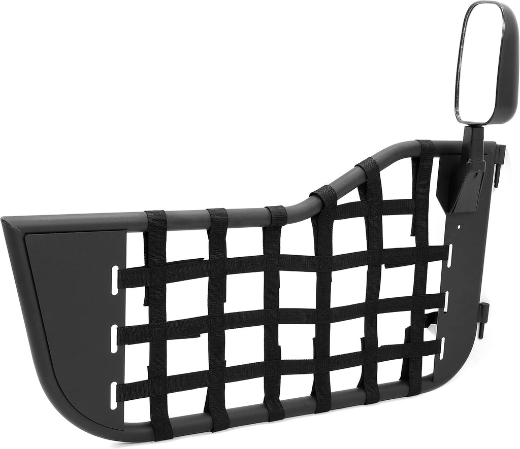 Steel Tubular Trail Door with Side Mirror E43509
