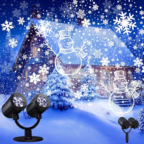 Waterproof Double Head Halloween Projector Lights with Timer T77932