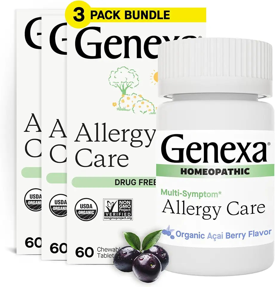 Drug Free Non-Drowsy Allergy & Congestion Relief Chewable Tablets M990