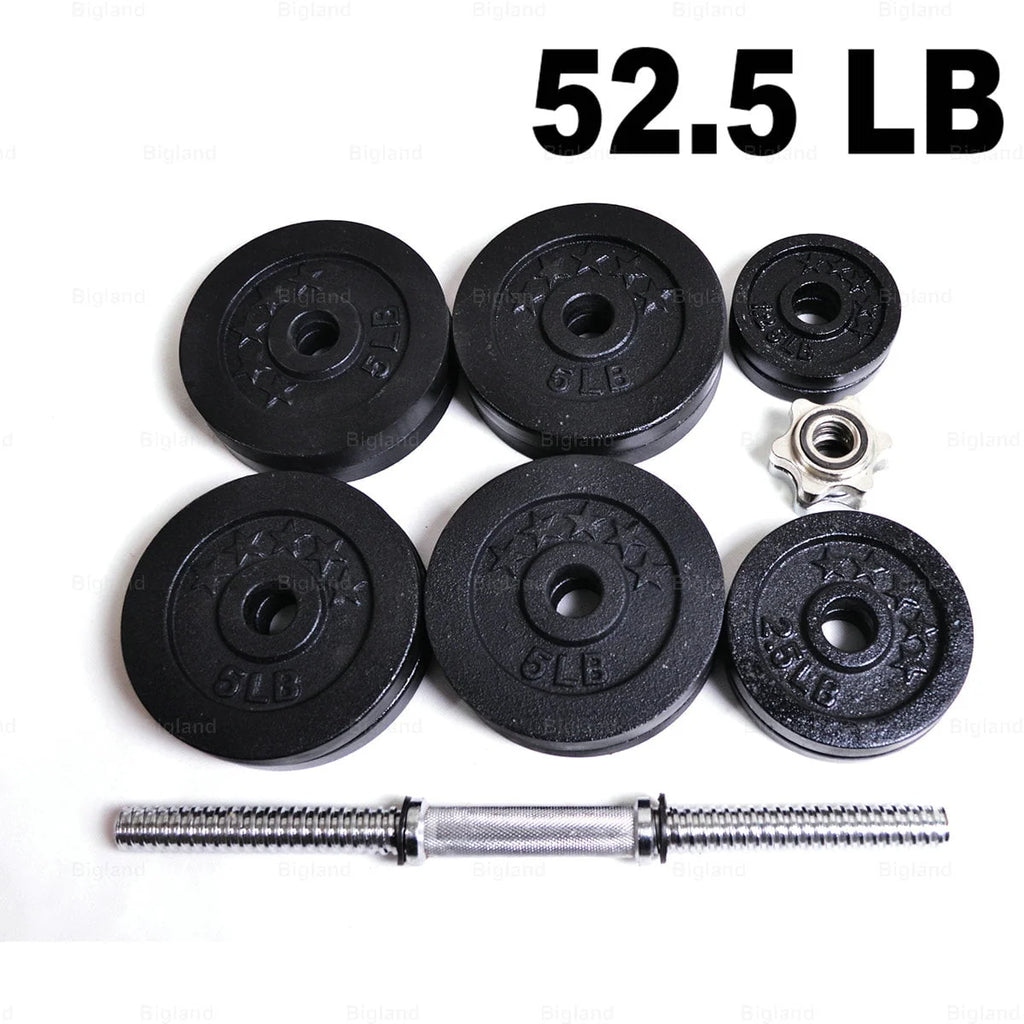 52.5lb Adjustable Cast Iron Dumbbell K80061