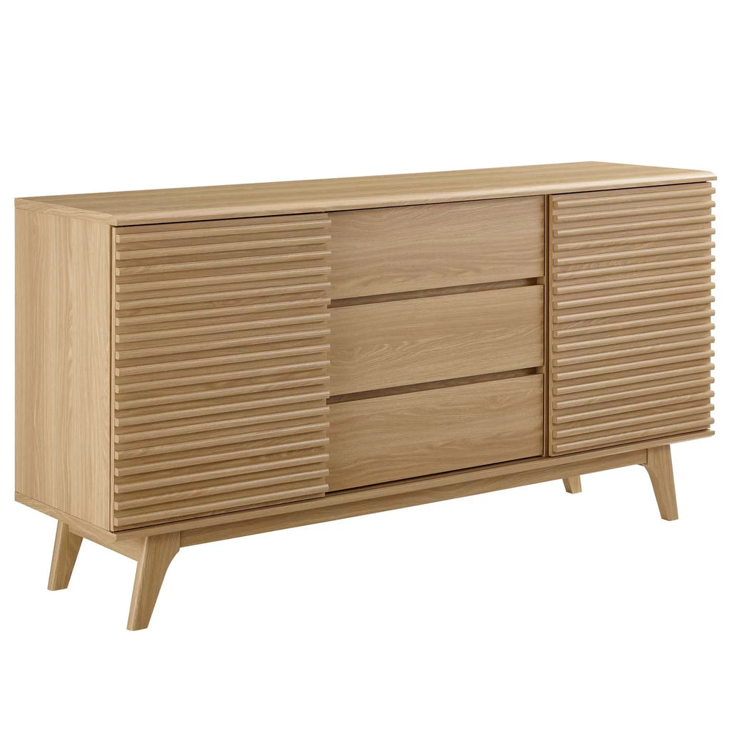 Oak Sideboard Buffet Table or TV Stand U6563