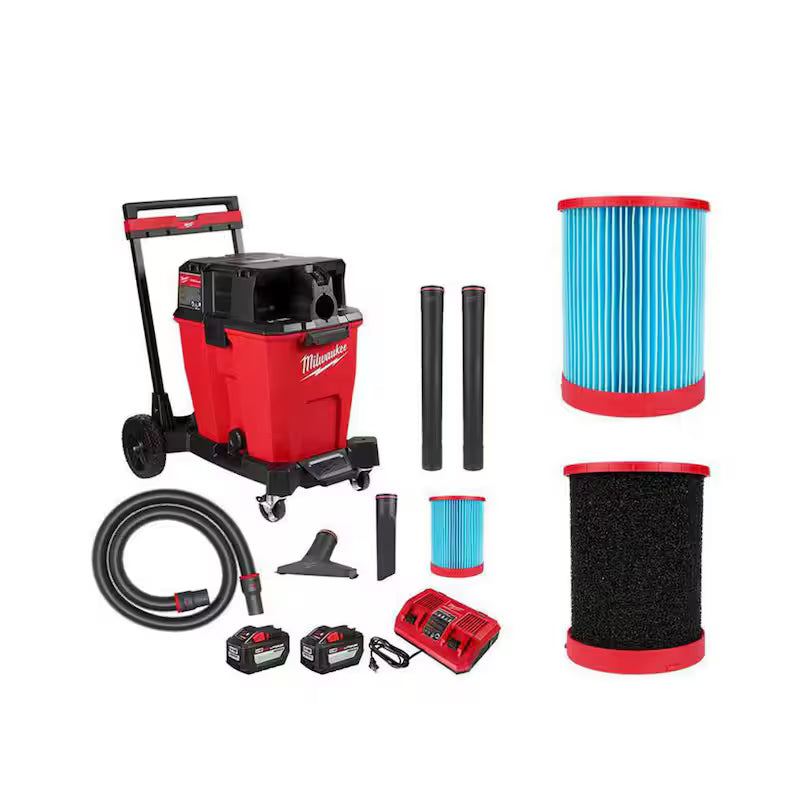 12 Gal. Cordless Wet/Dry Shop Vac Kit with Filter U149737