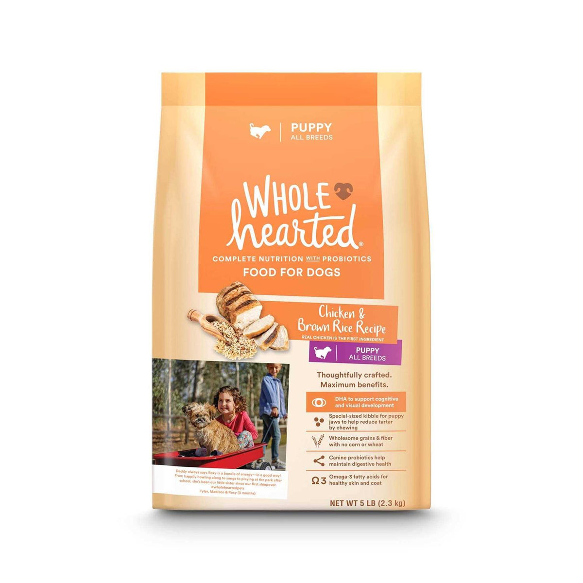 Chicken and Brown Rice Recipe Dry Puppy Food U7175