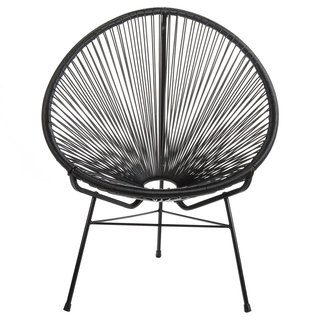 Black Acapulco Lounge Chair Set of 2 H8658