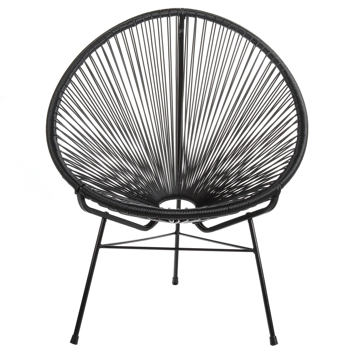 Black Acapulco Lounge Chair Set of 2 H8658