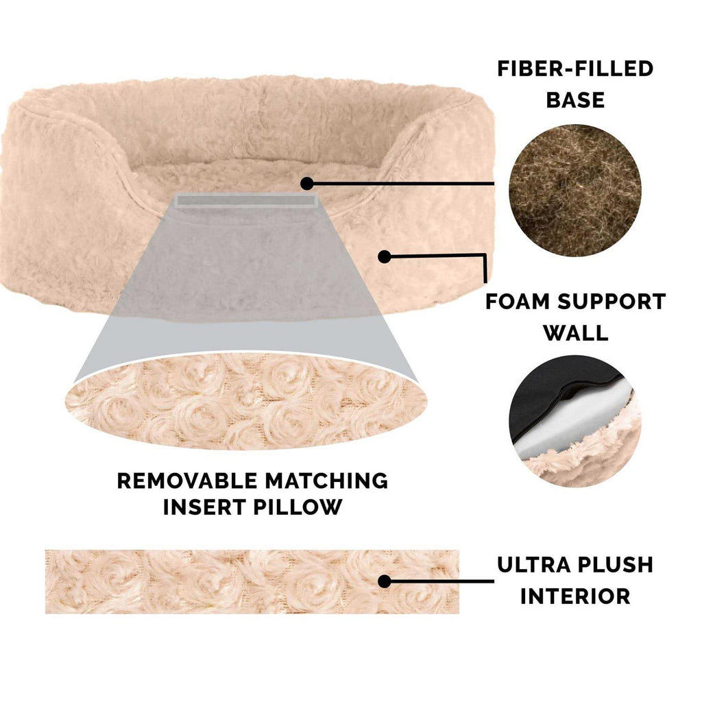 Oval Ultra Plush Pet Bed V923377