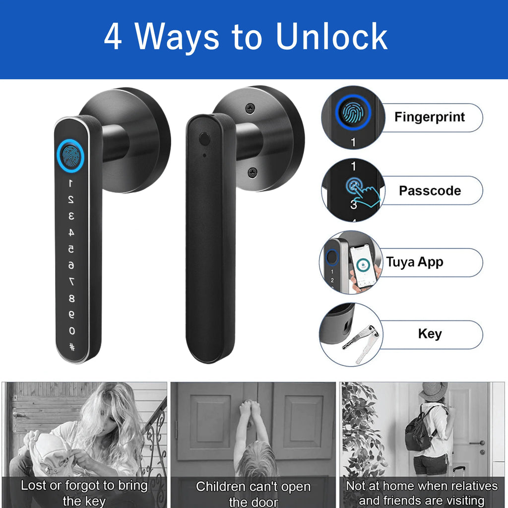Keyless Entry Door Lock with Handle S6671