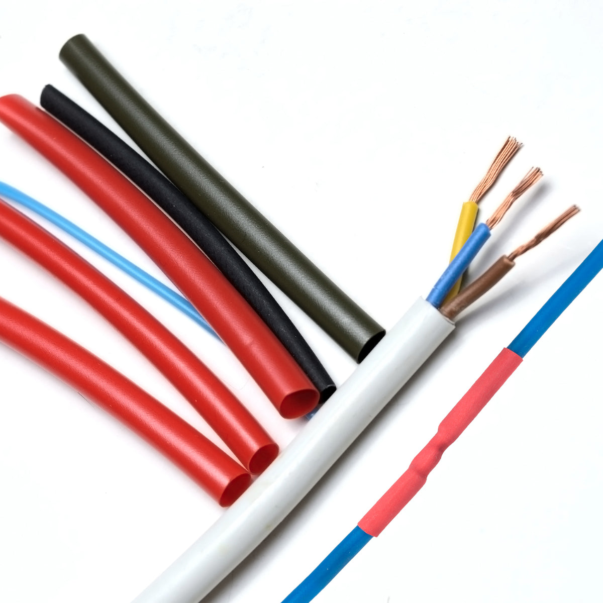 1-1/4" Dia 33ft 4:1 Dual Wall Adhesive Lined Heat Shrink Tubing Black L62925