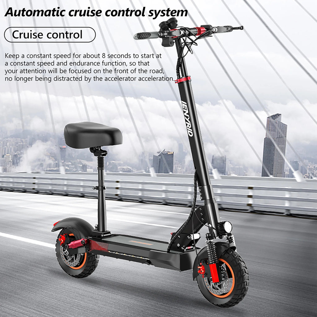 Foldable Electric Scooter with Seat G660356