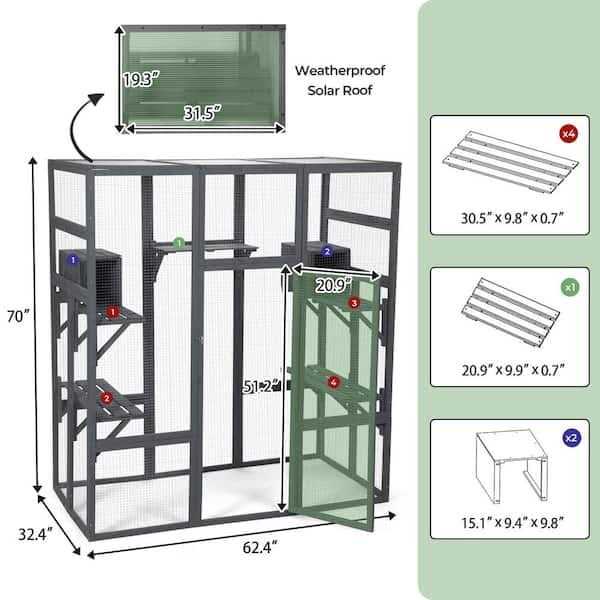 Large Catio Cat Enclosure Playpen A99124