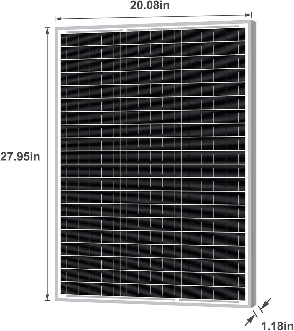 30W Monocrystalline Solar Panel Z312140