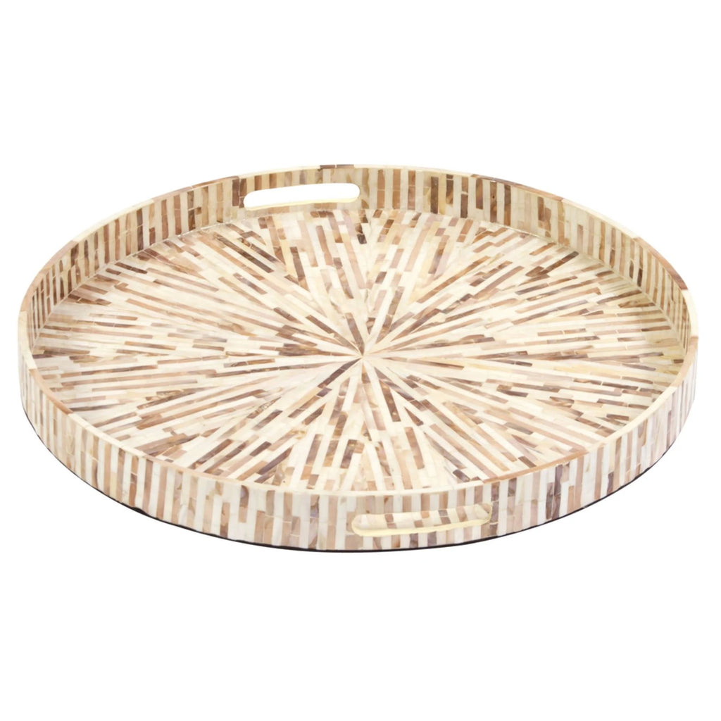 Round Mother of Pearl Tray Q344328
