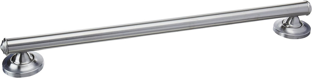 Brushed Nickel Bathroom Grab Bar with Curled Grip, Pack of 2 O34068