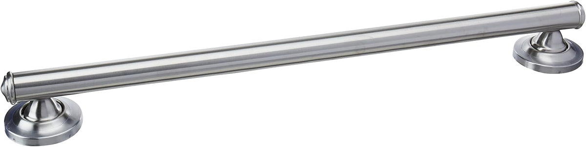 Brushed Nickel Bathroom Grab Bar with Curled Grip, Pack of 2 O34068