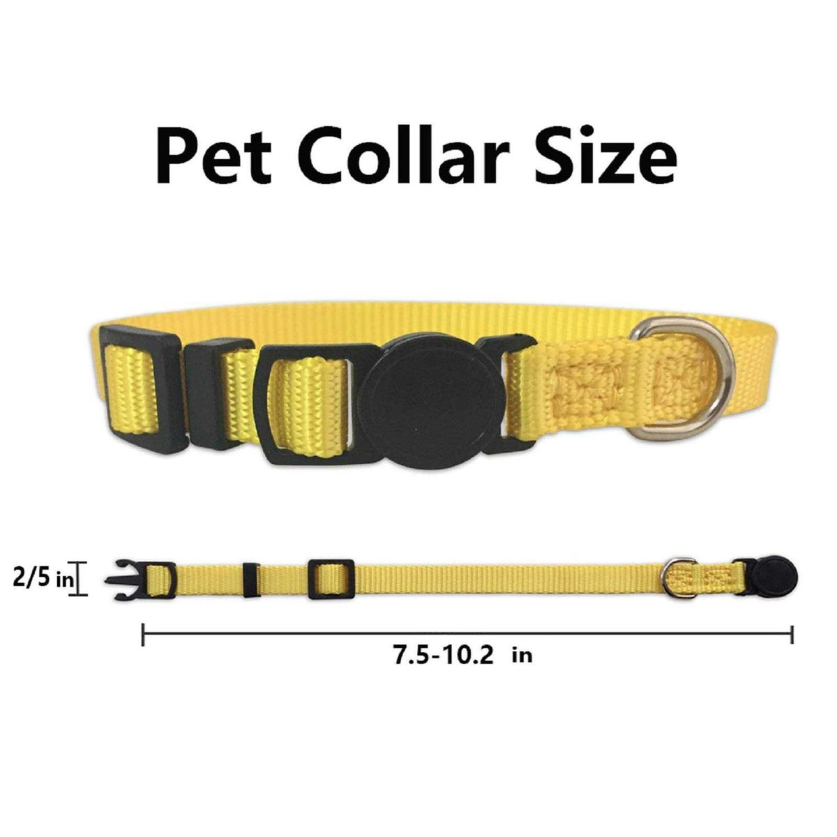 Soft Nylon Adjustable Breakaway Puppy ID Collar 14 Pc Z346