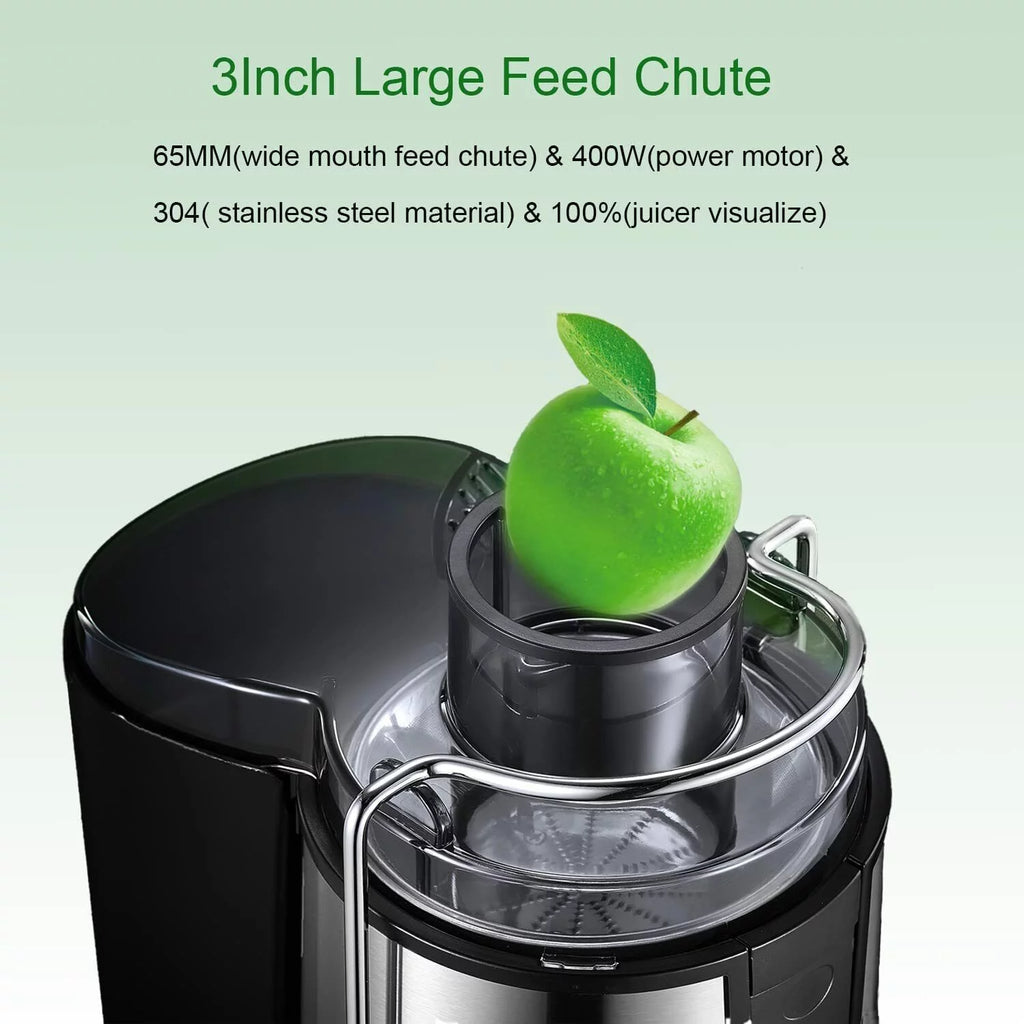 2-Speed 400W Centrifugal Juicer with 3" Feed Chute Q6605