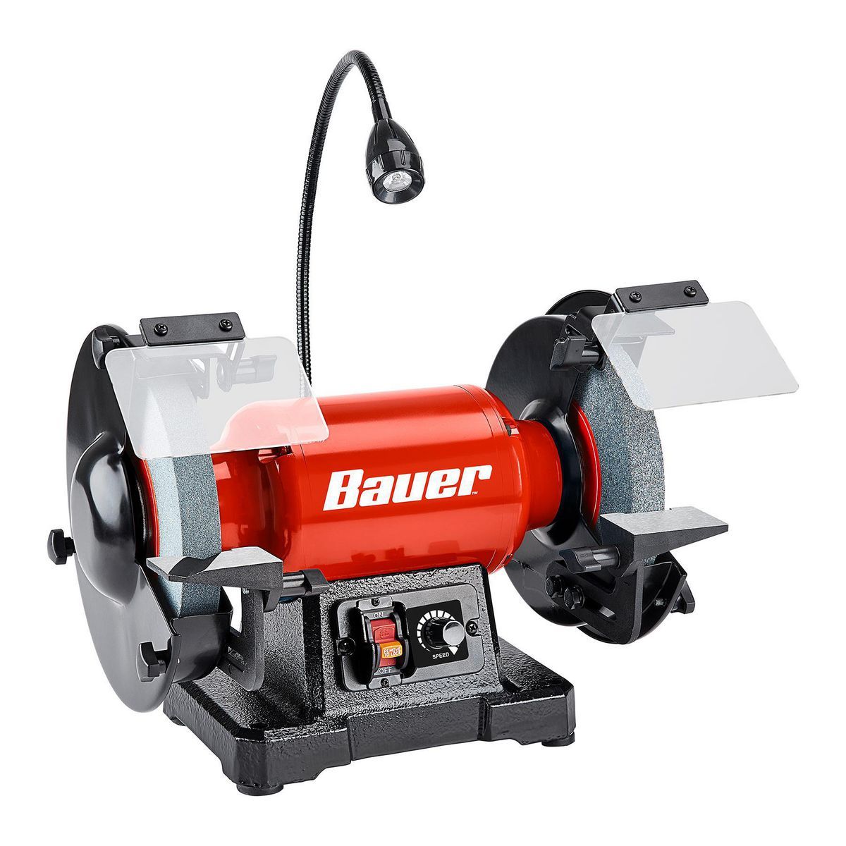 8 in. Variable-Speed Bench Grinder with LED Work Light H78900