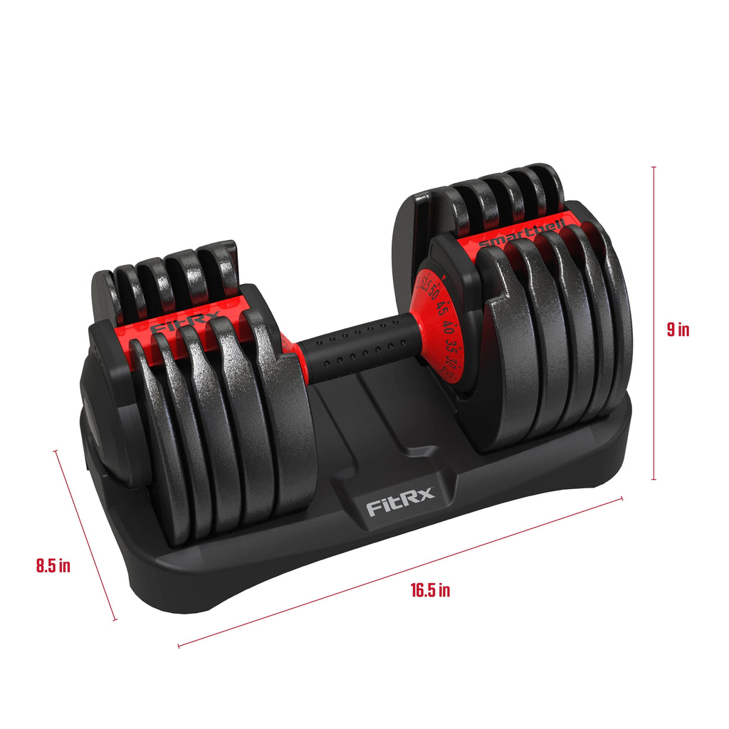 Adjustable Dumbbell 5-52.5 lbs Black J449635