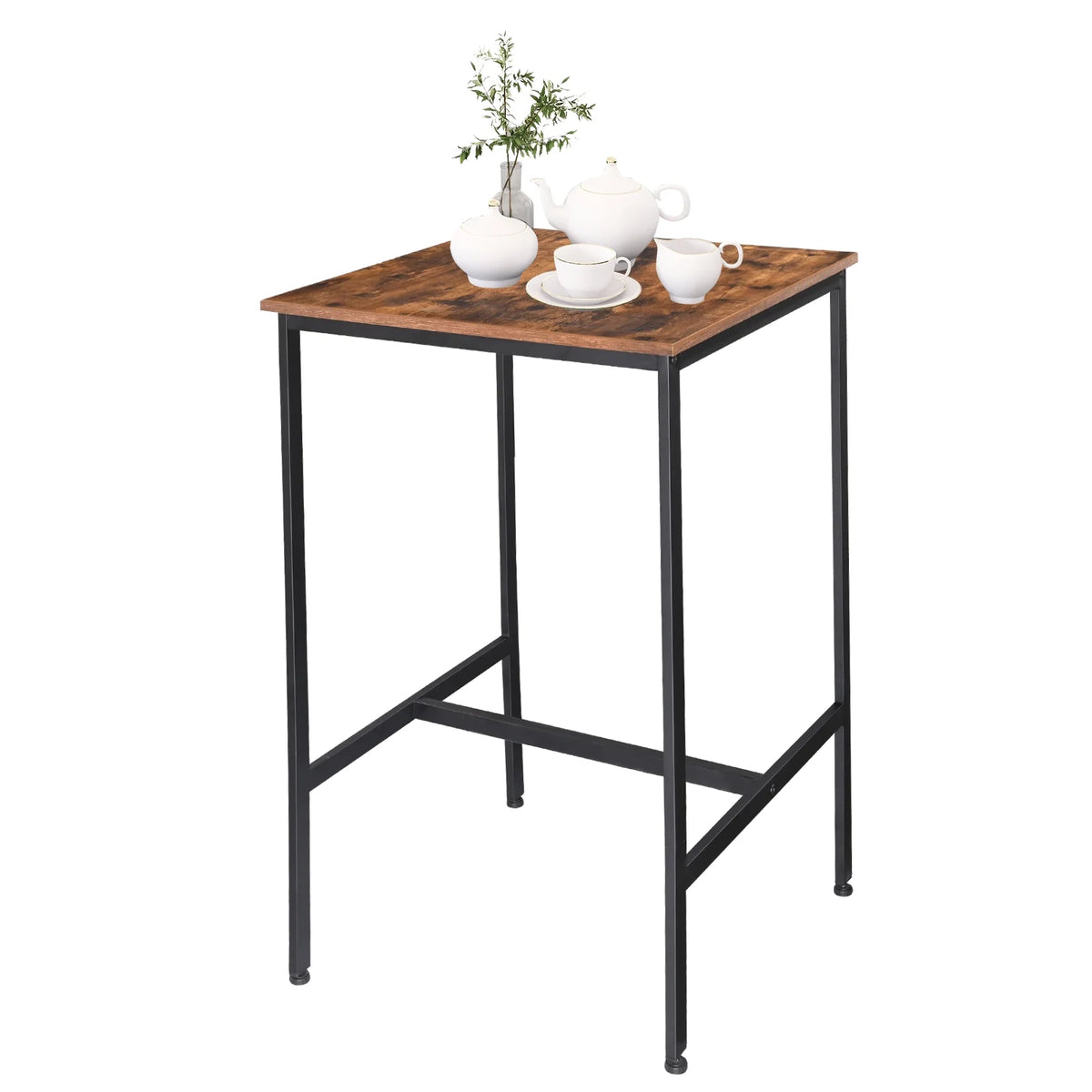 Bar Table Rustic Brown D125