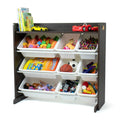 Toy Storage Organizer with Shelf and 9 Storage Bins X343