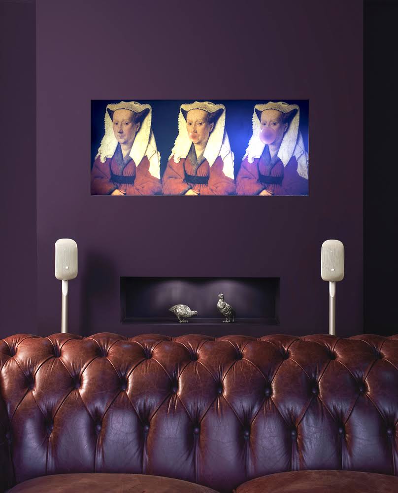 Matte White Satellite Speaker X85773