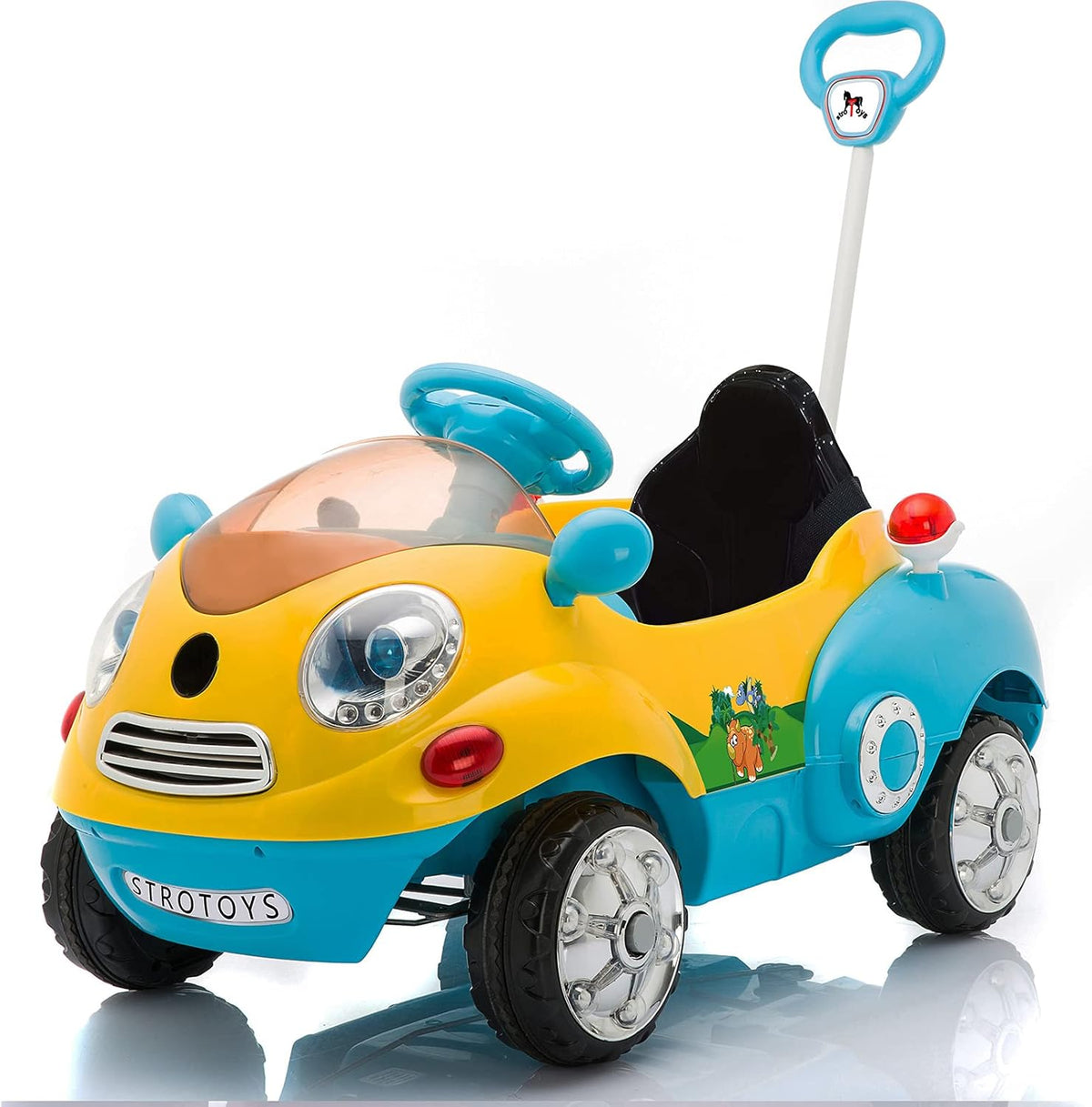 Blue Ride On Push Car with Remote Control L271502