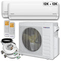 24,000 BTU 2 Zone Ductless Air Conditioner and Heat Pump H796997