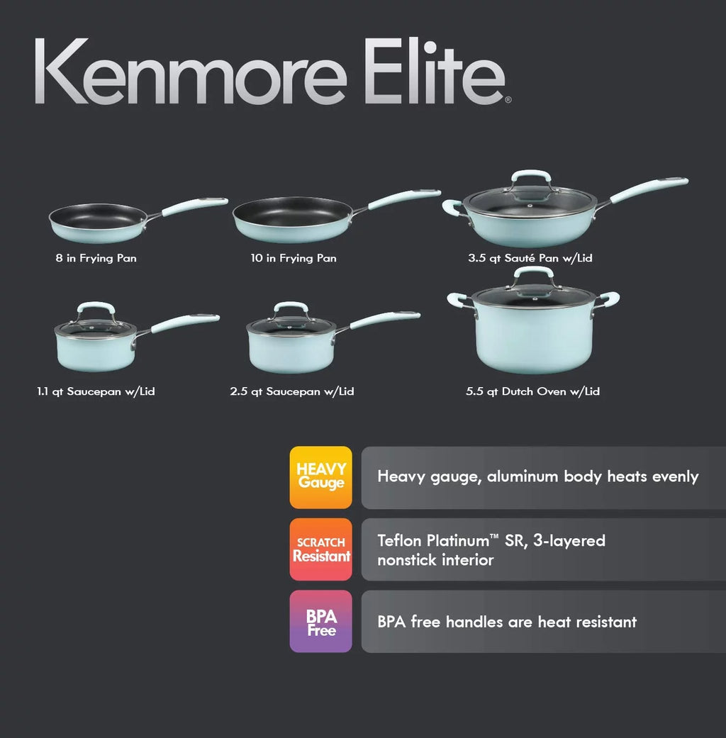 10-Piece Aluminum Cookware Set U250