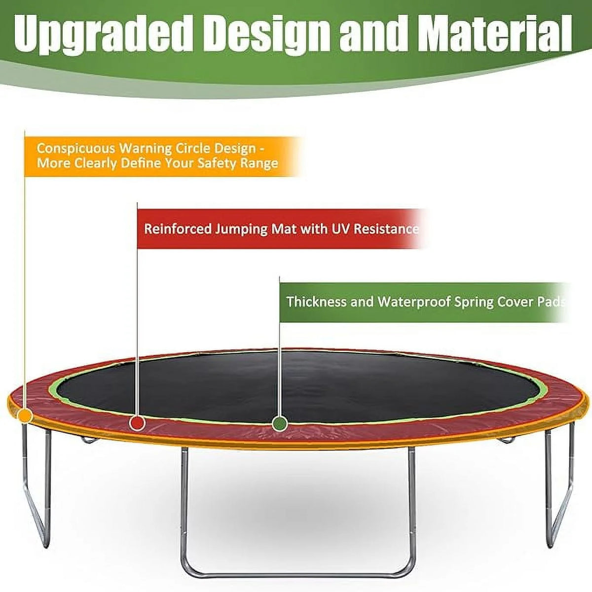 10FT Diameter Trampoline with Ladder Y596