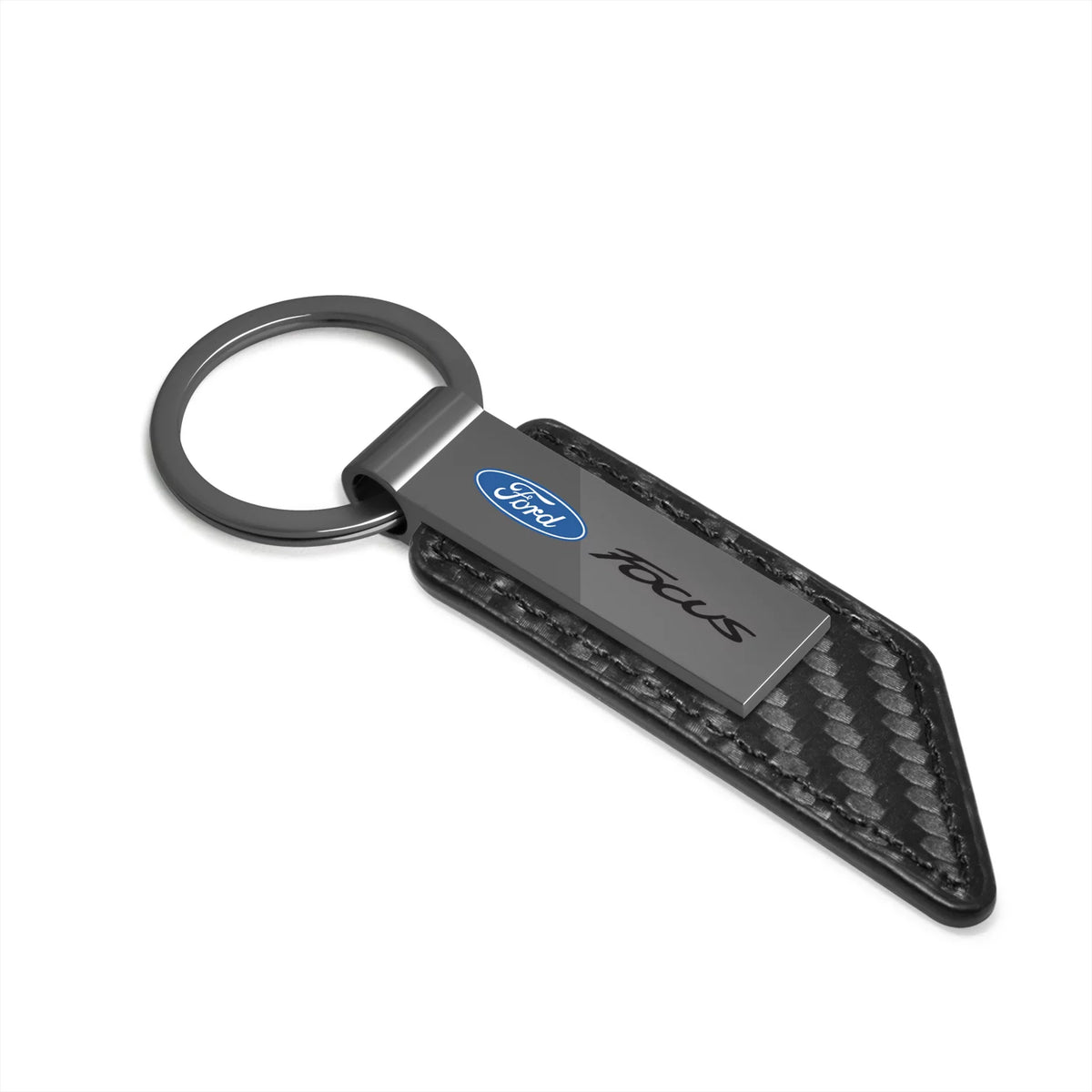 Black PU Leather Key Chain O96480