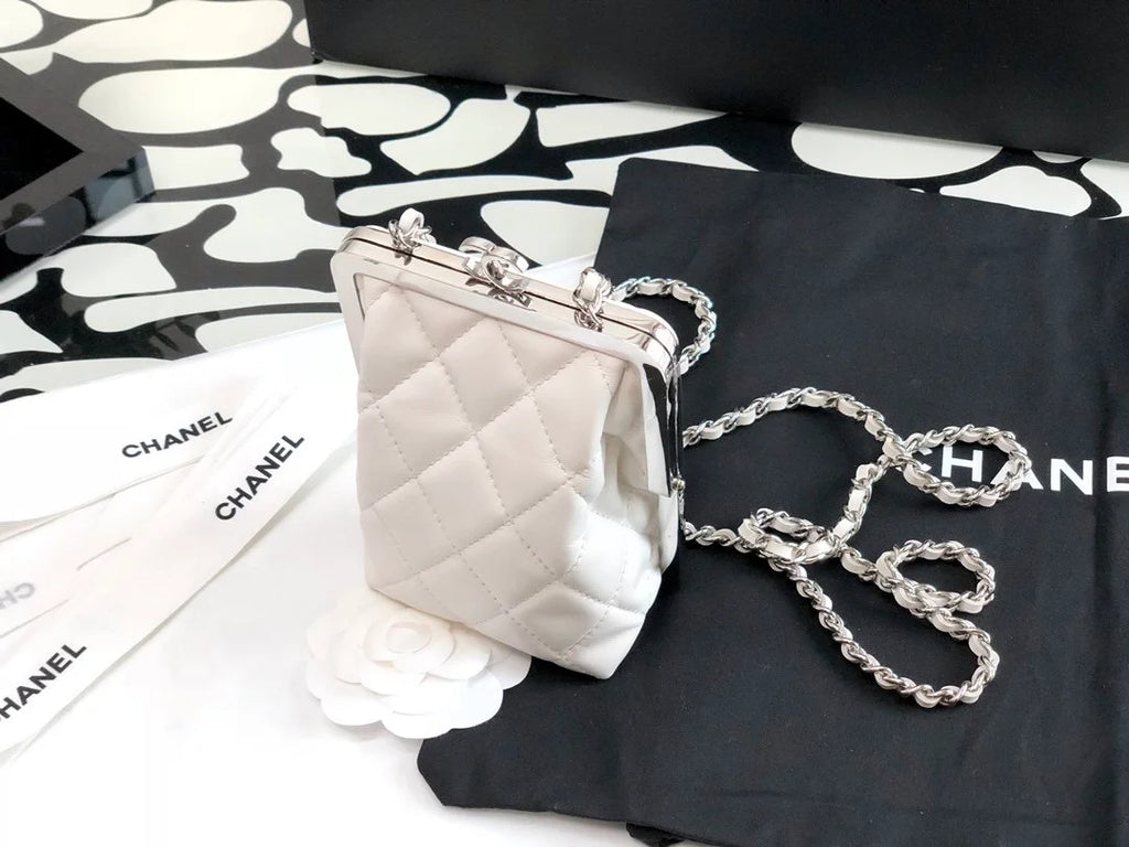 White Clutch Bag D623