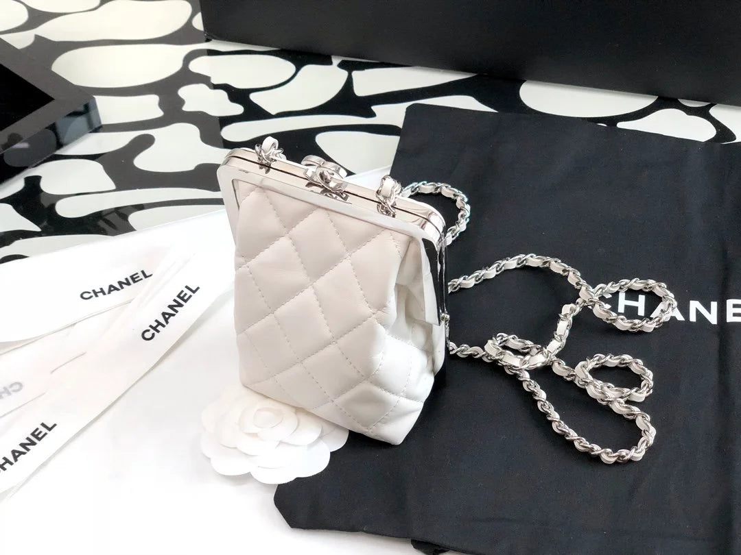 White Clutch Bag D623
