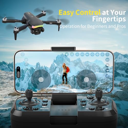 Black 1080P Camera Mini RC Quadcopter Drone with Carry Case P874302