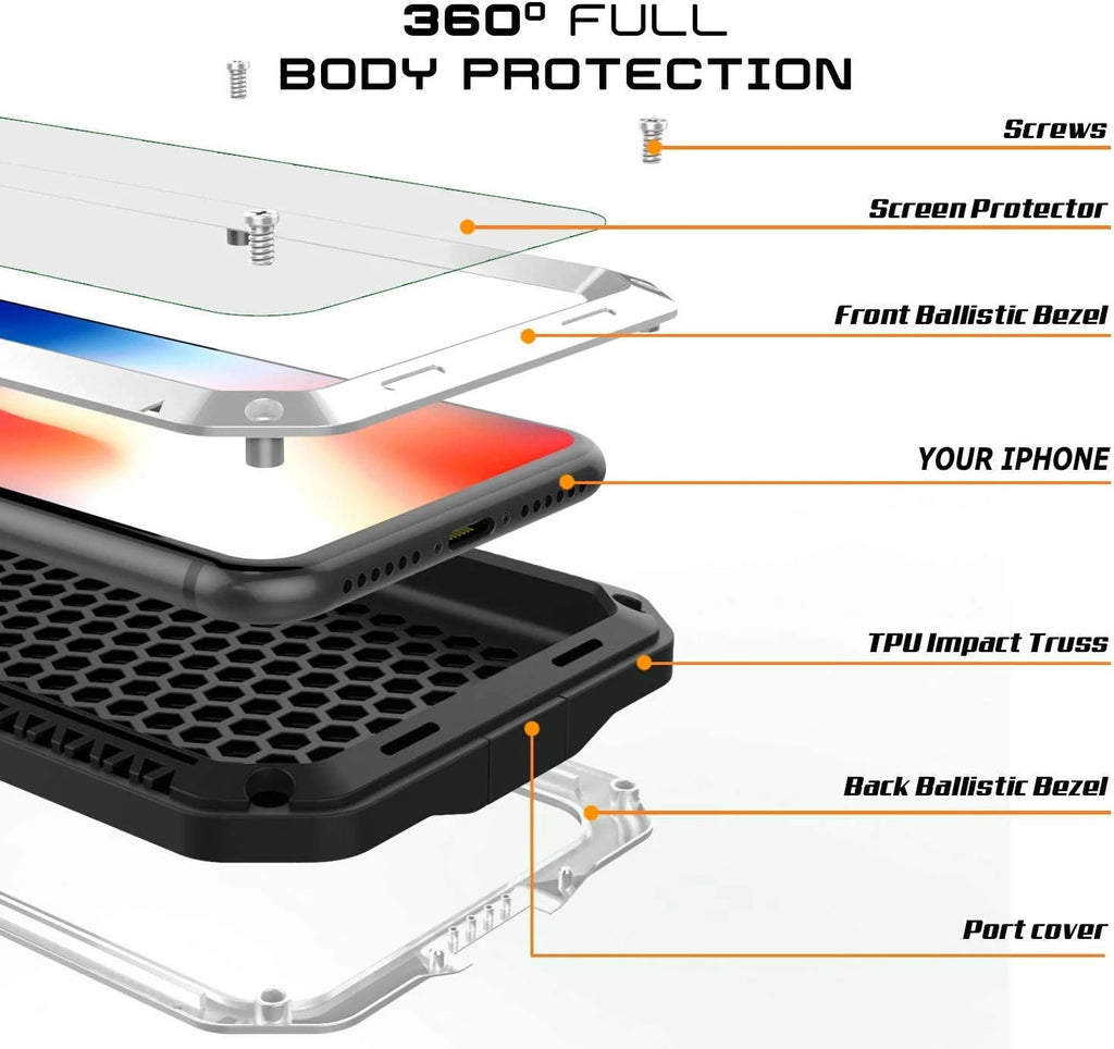 Gold Aluminum Metal iPhone XR Case U74951