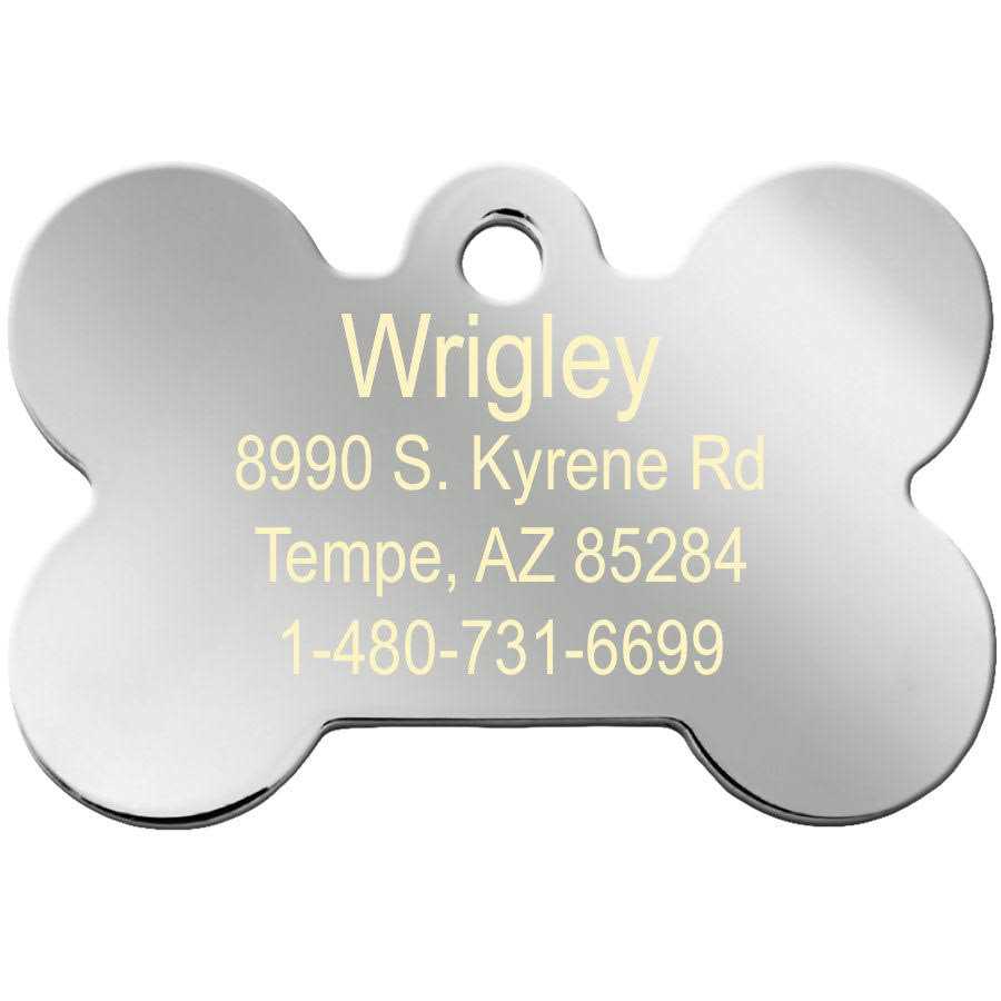 Dog Tag with Crown and Crystals S97393