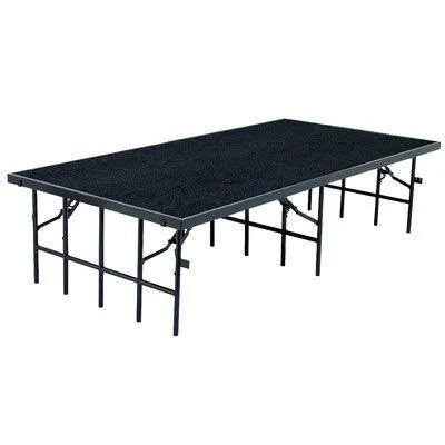 Black Carpet Portable Single Stage and Seated Risers R8529