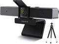 2K Ultra HD Zoomable Webcam with Dual Microphone and Tripod G456687
