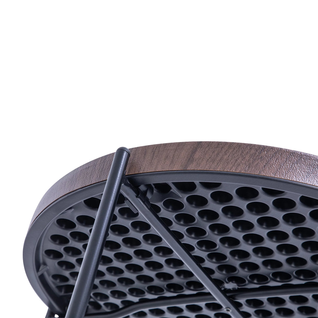Foldable Round Side Table S96450