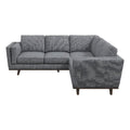 Grey Fabric Corner Sofa S96002