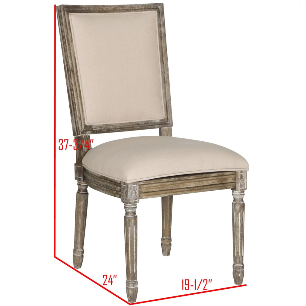Beige Rustic Oak Side Chair V346
