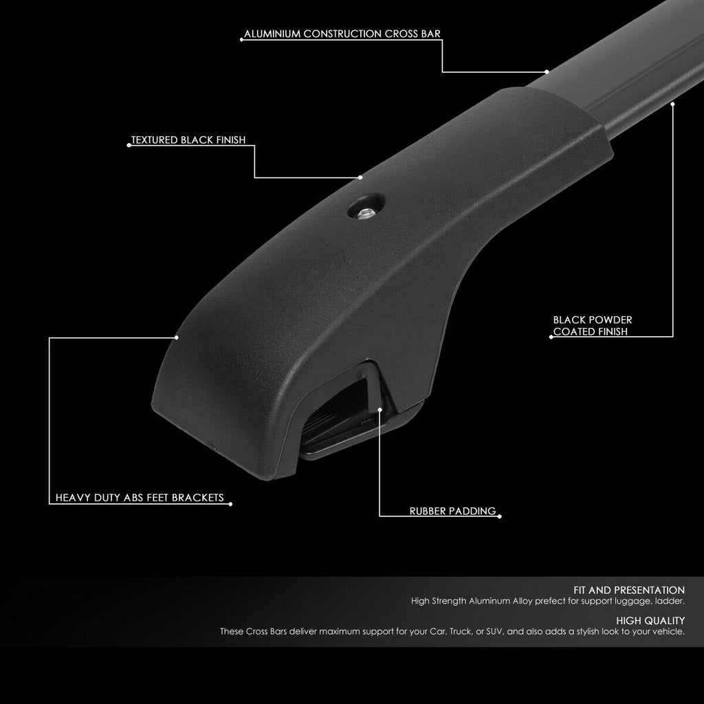 Matte Roof Rack Rail Cross Bar K815056