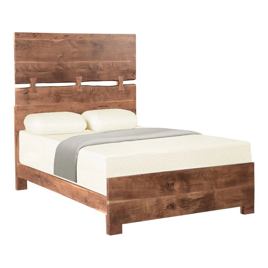 Solid Wood Queen Panel Bed U96595