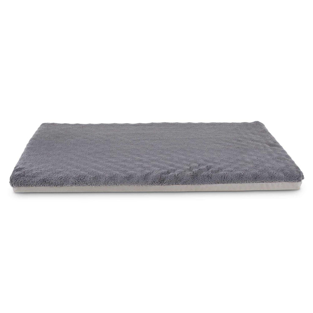 Dark Grey Foam Dog Crate Mat and Pet Bed Y842