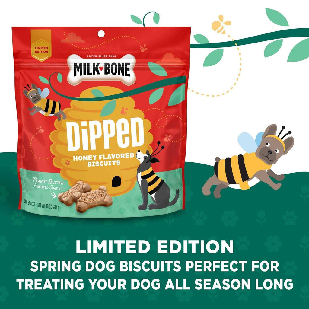 Honey & Peanut Butter Flavored Biscuits Dog Treats X488644