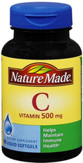 Vitamin C 500 mg Liquid Softgels 60 Soft Gels (Pack of 3) L945